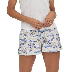 Patagonia Womens Barely Baggies Shorts 2 1/2 in. in Dyno White